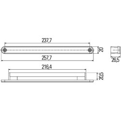 Daytime Running Light - HELLA 2PT 980 680-001 | OE 2PT 980 680-001
