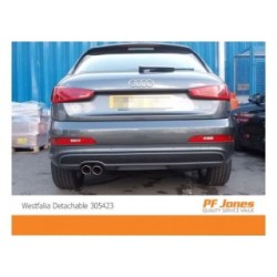 Westfalia Detachable Towbar for Audi Q3, VW Tiguan