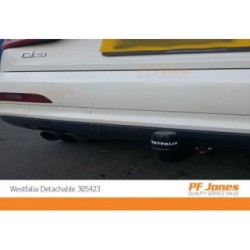 Westfalia Detachable Towbar for Audi Q3, VW Tiguan