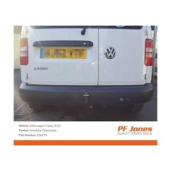 Westfalia Detachable Towbar for VW Caddy