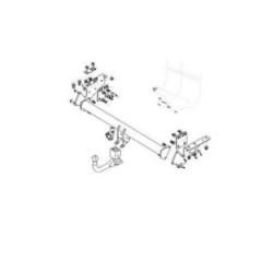 Witter Fixed Flange Tow bar for Nissan Xtrail