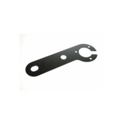 SINGLE SOCKET MOUNTING PLATE 2mm FOR 7/13PIN BK