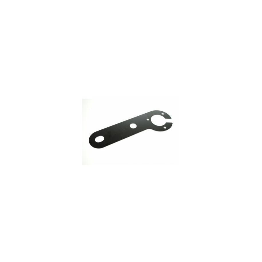 SINGLE SOCKET MOUNTING PLATE 2mm FOR 7/13PIN BK