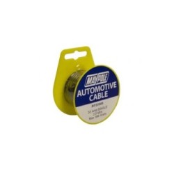 2.5M MINI REEL SINGLE BLACK CABLE 1x 3mm² 27amp