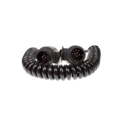 CONNECTING LEAD CURLY 13PIN 2.5M 2 X 8 PIN PLUGS 8 CORE