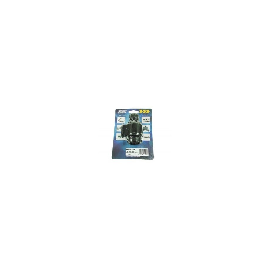 12V 8 PIN PLUG WITH SINGLE HOLE GROMMET (13PIN STYLE PLUG) DP
