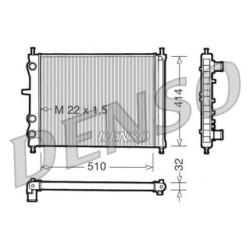Buy Engine Cooling Radiator DRM09024 for FIAT BRAVA BRAVO MAREA