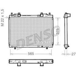 Buy Engine Cooling Radiator DRM09025 for FIAT BRAVA BRAVO MAREA