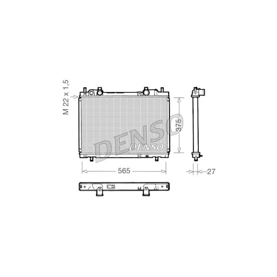 Buy Engine Cooling Radiator DRM09025 for FIAT BRAVA BRAVO MAREA
