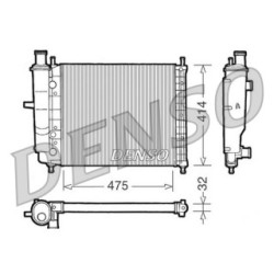 Buy Engine Cooling Radiator DRM09028 for FIAT BRAVA BRAVO MAREA