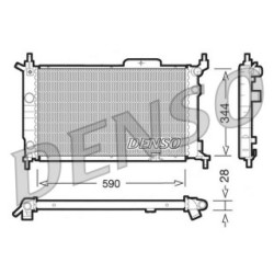 Buy Engine Cooling Radiator DRM20015 for VAUXHALL ASTRA ASTRAVAN
