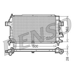 Buy Engine Cooling Radiator DRM20100 for VAUXHALL ASTRA ASTRAVAN