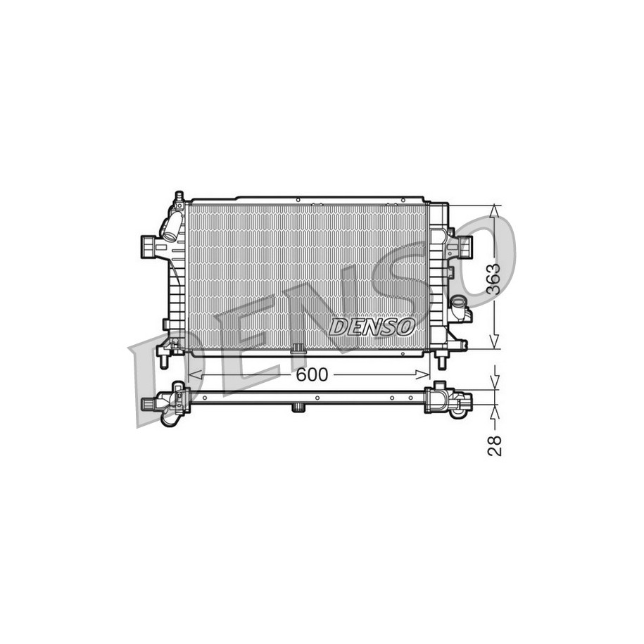 Buy Engine Cooling Radiator DRM20100 for VAUXHALL ASTRA ASTRAVAN