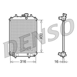 Buy Engine Cooling Radiator DRM35001 for DAIHATSU CHARADE TREVIS