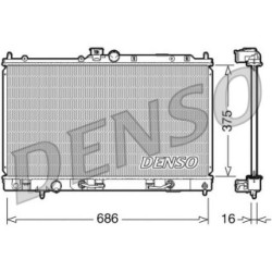 Buy Engine Cooling Radiator DRM45024 for MITSUBISHI CEDIA LANCER