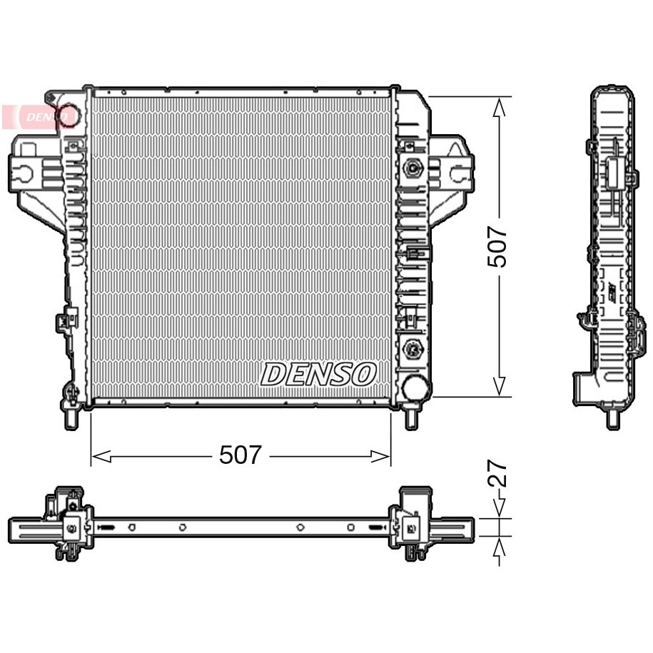 Buy Engine Cooling Radiator DRM06033 for JEEP CHEROKEE52080118AB