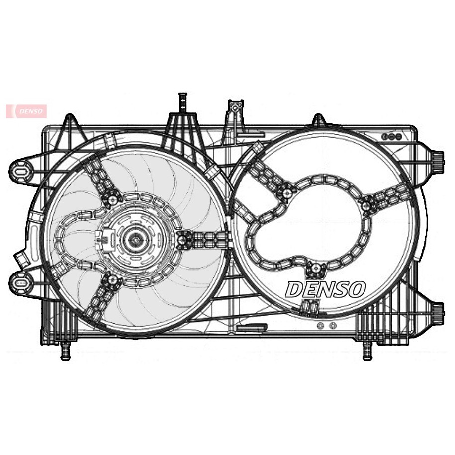 Buy Engine Cooling Fan DENSO DER13012 for LANCIA YPSILON51876060