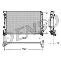 Buy Engine Cooling Radiator DENSO DRM09163 for ABARTH 500 500C