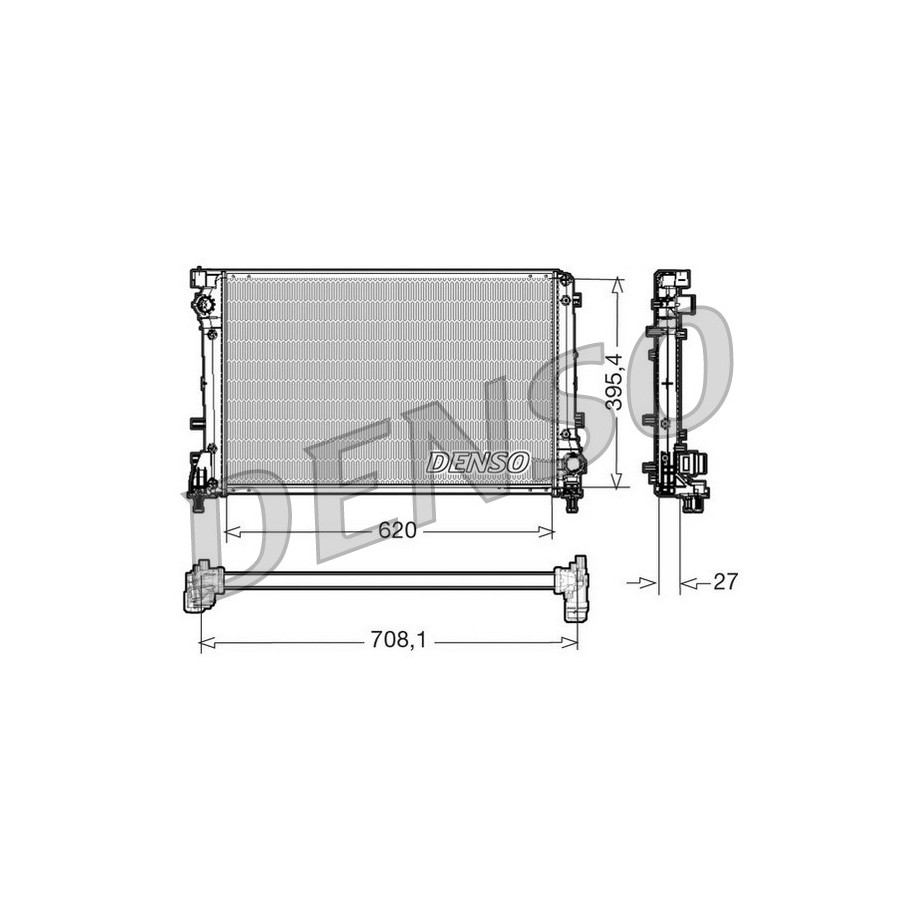 Buy Engine Cooling Radiator DENSO DRM09163 for ABARTH 500 500C