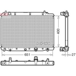 Buy Engine Cooling Radiator DENSO DRM40036 for HONDA CR-V EDIX