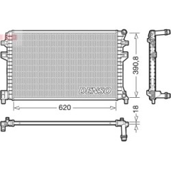Buy Engine Cooling Radiator DRM02018 for AUDI SEAT SKODA VW