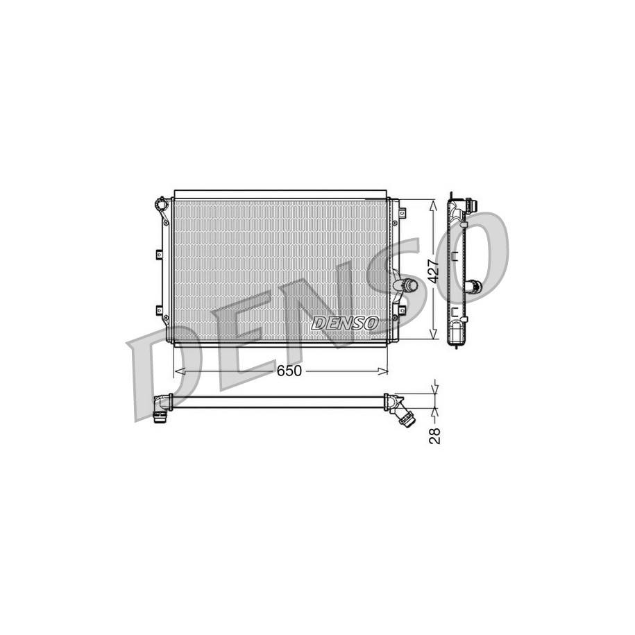 Buy Engine Cooling Radiator DRM32017 for AUDI SEAT SKODA VW