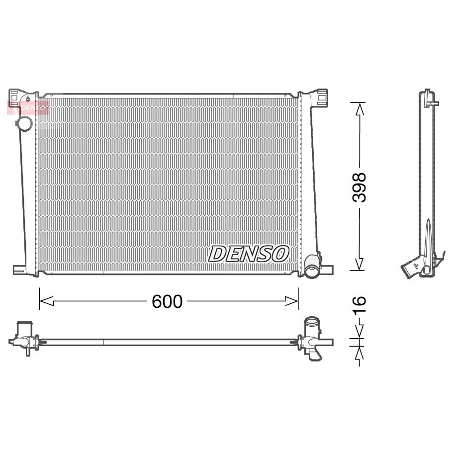 Buy Engine Cooling Radiator DENSO DRM05007 for MINI17117535099