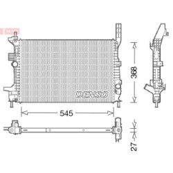 Buy Engine Cooling Radiator DENSO DRM10028 for FORD OE 1766348