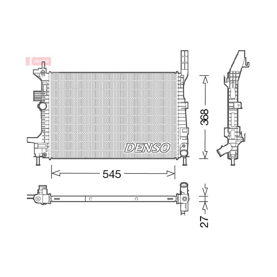 Buy Engine Cooling Radiator DENSO DRM10029 for FORD OE 1720432