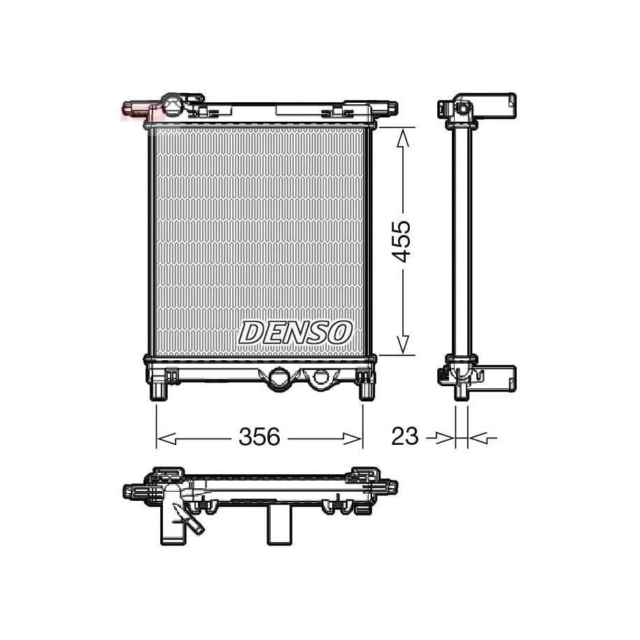 Buy Engine Cooling Radiator DENSO DRM32036 for SEAT SKODA VW