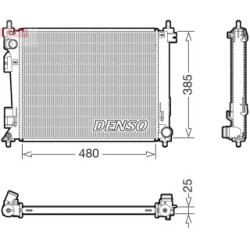 Buy Engine Cooling Radiator DENSO DRM43011 for KIA RIO STONIC