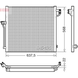 Buy AC Condenser DCN17058 for MERCEDES GL-CLASS GLE M-CLASS