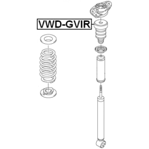 Rubber Buffer Suspension - FEBEST VWDGVIR