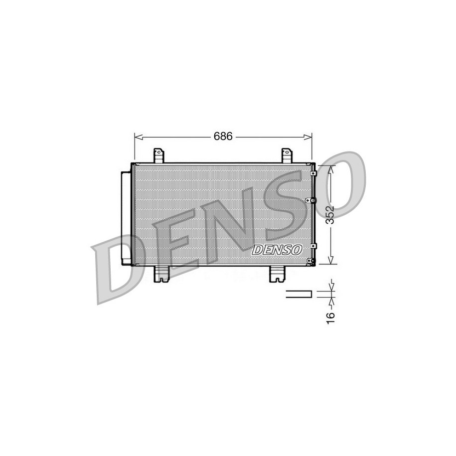 Buy AC Condenser DENSO DCN51002 for LEXUS IS OE 8846053030