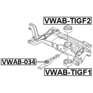 Bushing Axle Beam - FEBEST VWABTIGF2