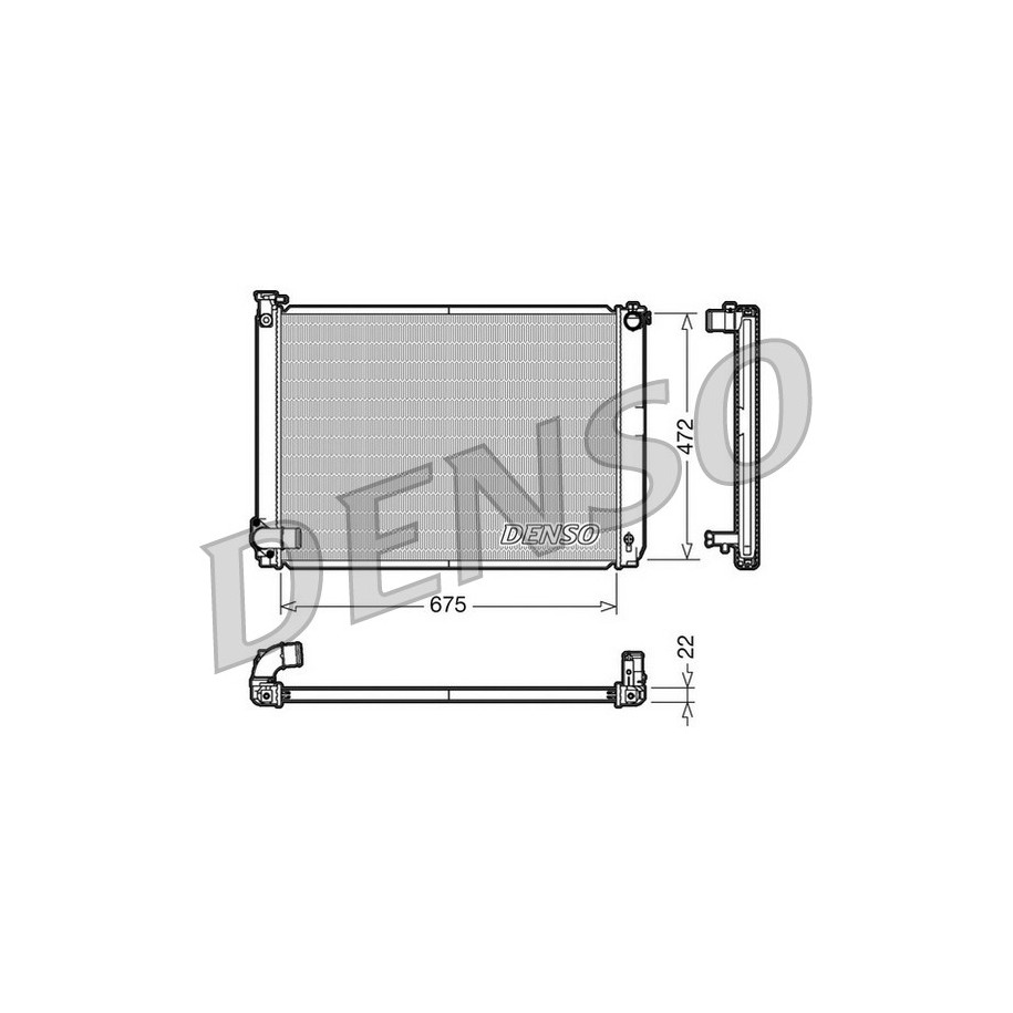 Buy Engine Cooling Radiator DENSO DRM51005 OE 1604120352