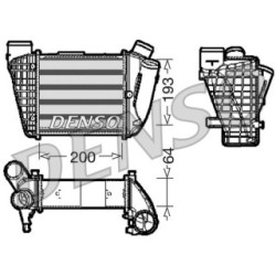 Buy Intercooler DENSO DIT02004 for AUDI A4 OE 8E0145805C