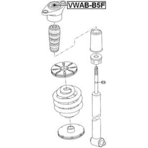 Belt Pulley Alternator - FEBEST VWABB5F