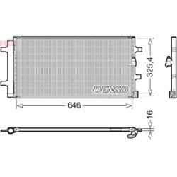 Buy AC Condenser DENSO DCN02041 for AUDI OE 4G0260403A