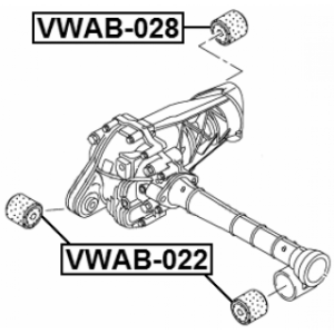 Mounting Differential - FEBEST VWAB028