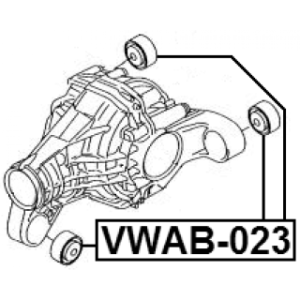 Mounting Differential - FEBEST VWAB023