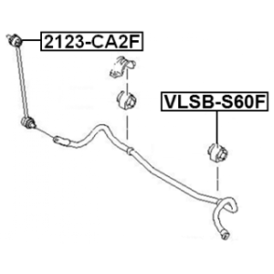 Mounting Stabiliser Bar - FEBEST VLSBS60F