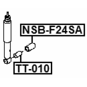 Spacer Bush Shock Absorber - FEBEST TT010