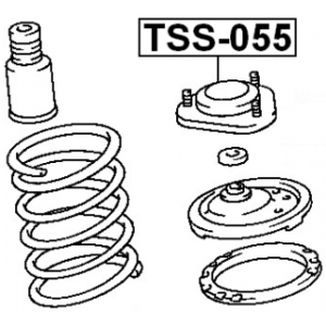 Suspension Strut Support Mount - FEBEST TSS055