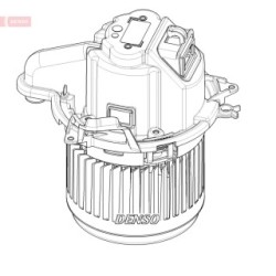 Interior Blower Fan DENSO DEA23022 for RENAULT CAPTUR CLIO