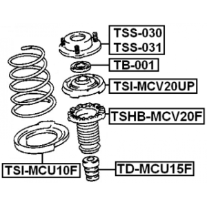 Spring Seat - FEBEST TSIMCU10F