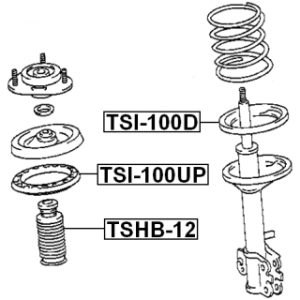 Spring Seat - FEBEST TSI100UP