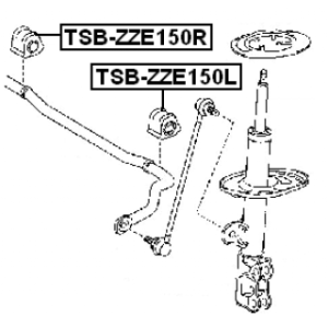 Mounting Stabiliser Bar - FEBEST TSBZZE150L