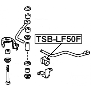Mounting Stabiliser Bar - FEBEST TSBLF50F