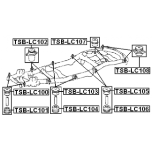 Mounting Vehicle Frame - FEBEST TSBLC101